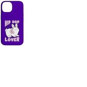 Lapin Hip-hop Amoureux Kawaii Mignon dr&ocirc;le Coque pour iPhone 14