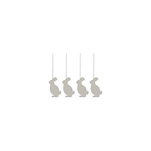 Cooee Design Easter Deco Hare Sable Décoration à suspendre pour Pâques Motif lapin
