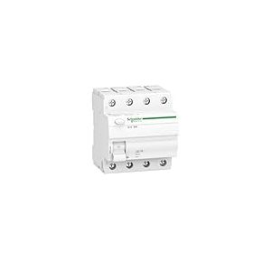 Schneider A9Z01463 Acti 9 Disjoncteur Différentiel Id K 4P 63 a 30 Ma Blanc