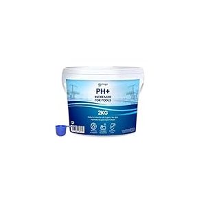 Plantawa pH Plus Piscine 2kg | Correcteur de pH en Poudre pour Piscines et Spas | Régulateur de pH Piscine Automatique | Augmente Le pH Rapidement | Sûr et Facile à Utiliser