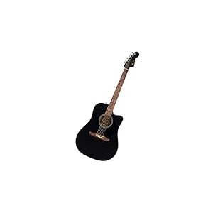 Fender CA Debut Redondo Dreadnought CE Guitare Acoustique Electrique pour Débutants, 2 Ans de Garantie, Inclut un Accordeur Intégré et des Commandes Volume et Tonalité Intégrées, Couleur Noir