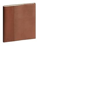 Exacompta 227646E - Agenda semainier de bureau Eurotime 22S spiral&eacute; Duo Kaa - 18,5 x 22,5 cm - D&eacute;cembre 2025/2026 - Coloris camel