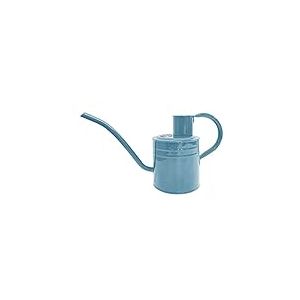 Kent & Stowe Arrosoir Vintage Bleu Clair de 1 Litre - Arrosoir en Acier galvanisé pour arroser Les Plantes - Pichet de Style Anglais Classique avec Bord surélevé