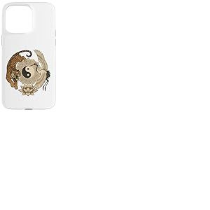 Grue, Tigre, Yin Yang, Mandala, Harmonie, Symbole Nature Coque pour iPhone 15 Pro Max