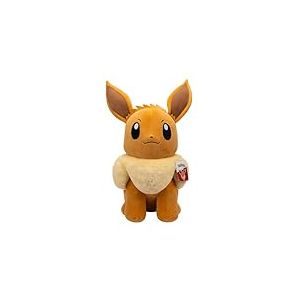 Pokémon Peluche Évoli Peluche Douce de 60 cm avec des détails Authentiques