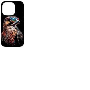 Faucon Crécerellette Chasse au Faucons Pèlerin Faucon Coque pour iPhone 14 Pro
