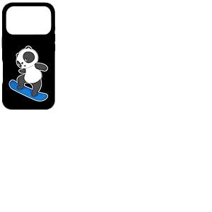 Panda Snowboarder Snowboard Sports d'hiver Coque pour iPhone 17 Pro