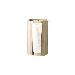 Bloomingville Porte Rouleau essuie-Tout Naturel en Bois de Paulownia