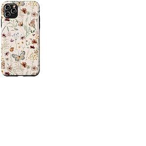 Fleur sauvage papillon amoureux fleur d'été Coque pour iPhone 11 Pro Max