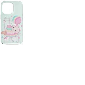 Kawaii Fraise Lait Chat Pastel Glace Galaxie Coque pour iPhone 13 Pro