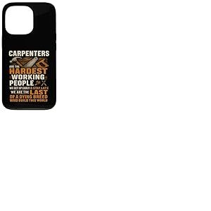 Équipe de construction de charpentier fière et travailleuse Coque pour iPhone 13 Pro