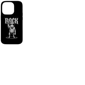 English Bull Terrier Rock Music Retro Vintage Dog Lover Coque pour iPhone 14 Pro