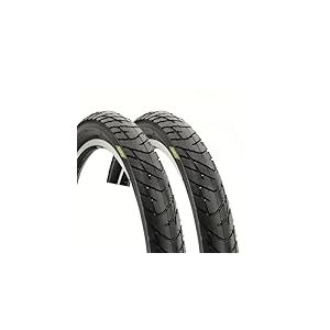 2 Pneus 26 X 2.125 (57-559) &Eacute;covel&ograve; Noir pour Cruiser Bike Chopper V&eacute;lo Hybride Adulte 26"