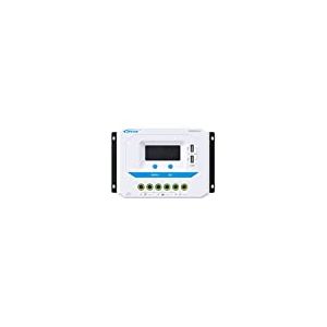 EPEVER PWM Contrôleur de Charge 60A 12V/24V, Contrôleur de Charge solaire avec écran LCD Connexion USB 2502460