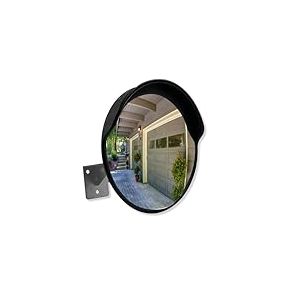 SECURITYMAN Miroir Convexe de 30,5 cm pour Angle Mort – Œil de Poisson incassable – Large Vue pour extérieur ou intérieur – Idéal comme Miroir de sécurité et d'allée