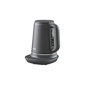 AEG K7-1-6BP Bouilloire (7 niveaux de température, triple arrêt de sécurité, fonction maintien au chaud, 1,7 litre, protection anti-gouttes, nettoyage facile, base à 360 °, revêtement antidérapant,