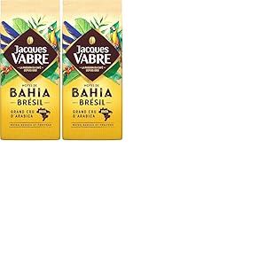 Jacques Vabre Café moulu Bahia Origine Brésil 250g (Lot de 2)