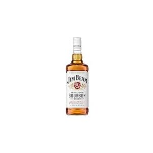 Jim Beam White Label Kentucky Straight Bourbon Whiskey, Whisky Américain 40% - 1L