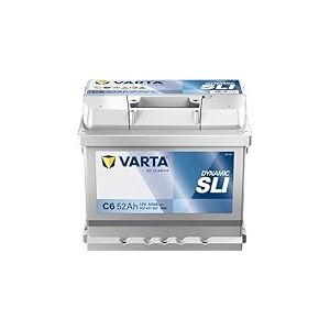 Varta Silver Dynamic C6 Batterie Voitures, 12 V 52Ah 520 Amps (En)