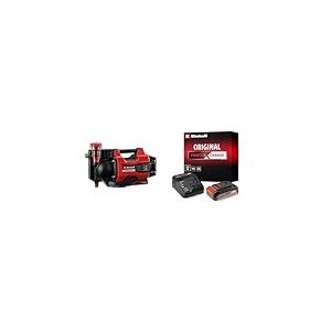 Einhell Pompe d’arrosage sans fil automatique AQUINNA 18/30 F LED AUTOMATIC Power X-Change (18 V, 3 000 L/h max., hauteur de refoul. max. 28 m, fonct. autom.) avec Chargeur et Batterie 2,5Ah