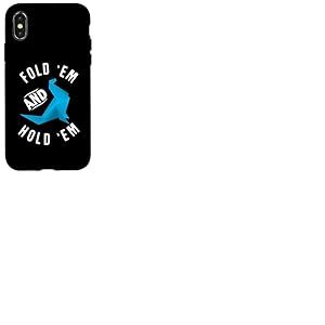 Grue d'origami Fold 'em And Hold 'em Coque pour iPhone X/XS