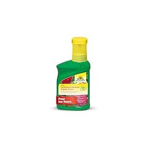 Neudorff Azet Engrais Fleurs – Engrais liquide biologique 100% végétal pour géraniums, plantes à fleurs et plantes de balcon, favorise une floraison abondante, 250 ml