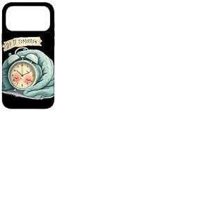 Superbe d&eacute;guisement de r&eacute;veil avec Discours Do It Tomorrow Coque pour iPhone 17 Pro Max