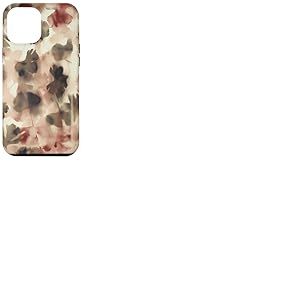 Moody Ginkgo Leaves Abstract Botanical dans des Tons automnaux Coque pour iPhone 12 Pro Max