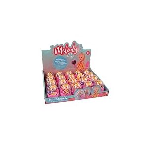 MELODY - Pack de 20 Œufs avec Mini Poupée Fashion - Poupée Mannequin - 010982PA - Multicolore - Plastique - Figurine - Doll - Jouet Enfant - Anniversaire - Accessoires - À Partir de 3 Ans