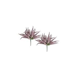 Erikabusch Lot de 2 Plantes décoratives en bruyère Artificiel - 25 cm - Plante décorative comme Un véritable Bouquet - Décoration de Table - Plante d'automne - Bouquet Floral