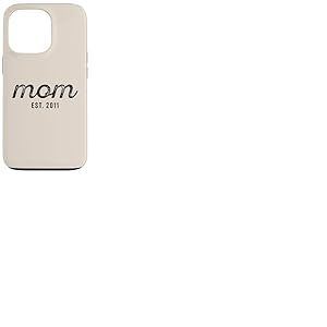 Maman Est 2011 Personnalis&eacute; Maman Personnalis&eacute; F&ecirc;te des M&egrave;res Personnalis&eacute; Coque pour iPhone 13 Pro