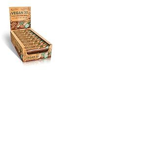 IronMaxx &ndash; Barre Prot&eacute;in&eacute;e &ndash; Vegan 30 Biscuit aux Amandes 24 x 35 g &ndash; Barre prot&eacute;in&eacute;e sans sucre, protein bar vegan, snack prot&eacute;in&eacute;