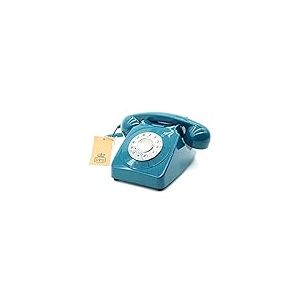 Téléphone Bouton Poussoir GPO 746 Push Button Azure Blue