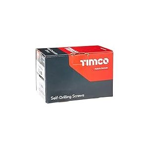 TIMCO Vis à section lourde pour construction métallique – 5,5 x 80 mm – Hexagone – Autoperceuses – Zinc