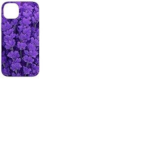 Bouquet de Lavande botanique en Forme de c&oelig;ur Violet Coque pour iPhone 14 Plus