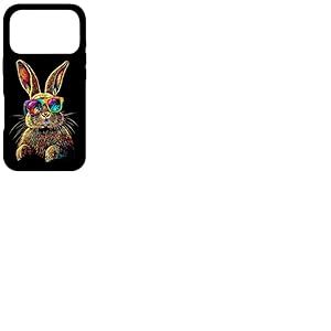 Lapin avec Lunettes de Soleil Lapin des Champs Doux Lapins Coque pour iPhone 17 Pro