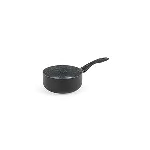Progress Marmite 18 cm (1.95L) en Aluminium Trempé avec Couvercle en Verre Trempé, Faitout avec Revêtement Anti-adhésif en Céramique Marbrée, Marmite Compatible avec Tous Feux dont Induction