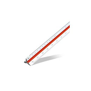 Aristo GeoCollege R&egrave;gle triangulaire Plastique Blanc 30 cm (Import Allemagne)