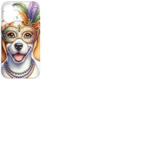 Chien en Porcelaine Mardi Gras Coque pour iPhone 16