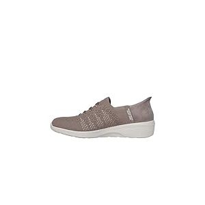 Skechers Femme Arya Swiftly Basket, Dark Taupe Knit, 36 EU