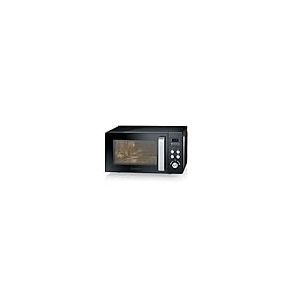 SEVERIN Micro-ondes 3-en-1, 900 W, Avec gril et fonction air chaud, Avec plateau rotatif (Ø 27 cm) et Gril, MW 7752, Noir