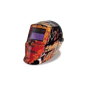 Beta 7042LCD - Masque LCD &agrave; obscurcissement automatique pour soudage &agrave; l'&eacute;lectrode; MIG/MAG; TIG et plasma. Alimentation par cellules solaires et batteries au lithium