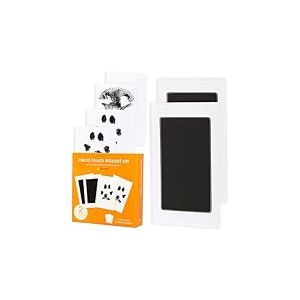 Pearhead Paw Print Clean-Touch Ink Pad, Mess Free Inkless Pet Impression Kit, Safe for Cats and Dogs, Pawprint Keepsake, Pack of 2