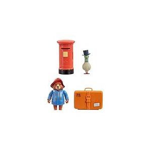Rainbow Designs Paddington Bear Kit de Jeu – Lettres à Tante Lucy Jouet inspiré des Aventures de Paddington avec Valise, boîte aux Lettres et Figurine Pigeonton