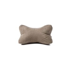 Gözze - Coussin de Lecture Sven, Coussin de Nuque à Aspect picoté, Coussin de Lecture et de Relaxation pour la Nuque et Le Dos, 40 x 25 cm - Taupe