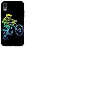 Motocross et Moto Tout-Terrain | Graphisme pour v&eacute;lo Tout-Terrain Coque pour iPhone XR