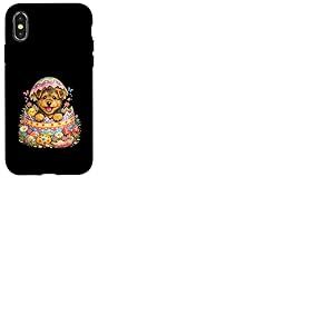 Oeuf &eacute;clos&eacute; de P&acirc;ques Airedale Puppy Dog Surprise Coque pour iPhone X/XS