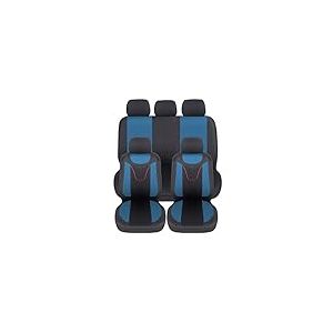 Auto Accessori Lupex Housses de si&egrave;ge de Voiture universelles, Tissu Polyester, Ensemble de Housses de Protection de si&egrave;ge Adaptable, No SUV (Avant et Arri&egrave;re, N - Bleu Clair)