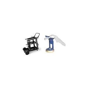 VEVOR Chariot de Soudage à 3 Niveaux Chariot Poste à Souder Capacité Charge 181,4 kg​​ Roues 360° & GYS - Support MAGNETIQUE - pour Torches MIG/MAG