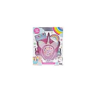MAGIC UNICORN - Nice Group Hair Beauty, Set Make Up Maquillage avec Rouge à lèvres, Vernis pour Ongles, Gemme 3D et Serre-tête pour Cheveux - 16001